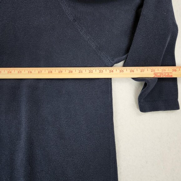 Eddie Bauer Sweater Womens Large Blue Cotton Crew Neck Vintage Knit Pullover - Picture 3 of 11